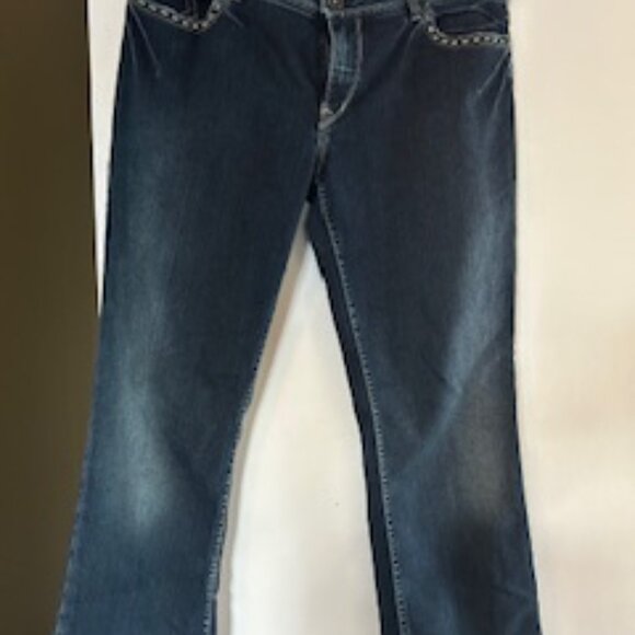 Silver bootcut Julia Jeans W34/L34 - Picture 2 of 6